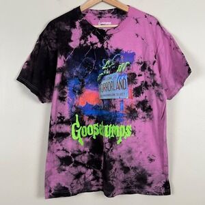 Goosebumps Men M Y2K 90s Grunge Streetwear Retro Graphic Rave Festival RL Stine